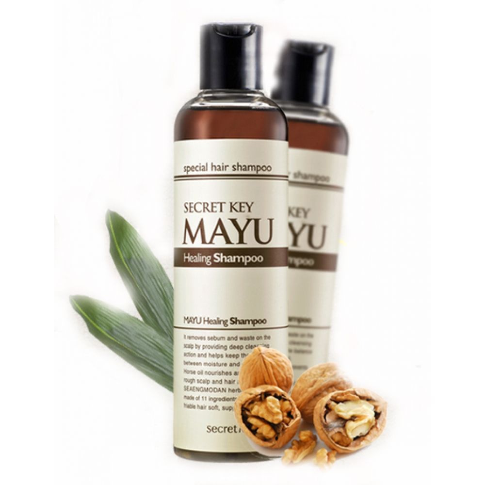 шампунь для поврежденных волос secret key mayu healing shampoo