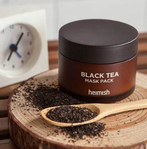 Маска против отеков с экстрактом черного чая Heimish Black Tea Mask Pack
